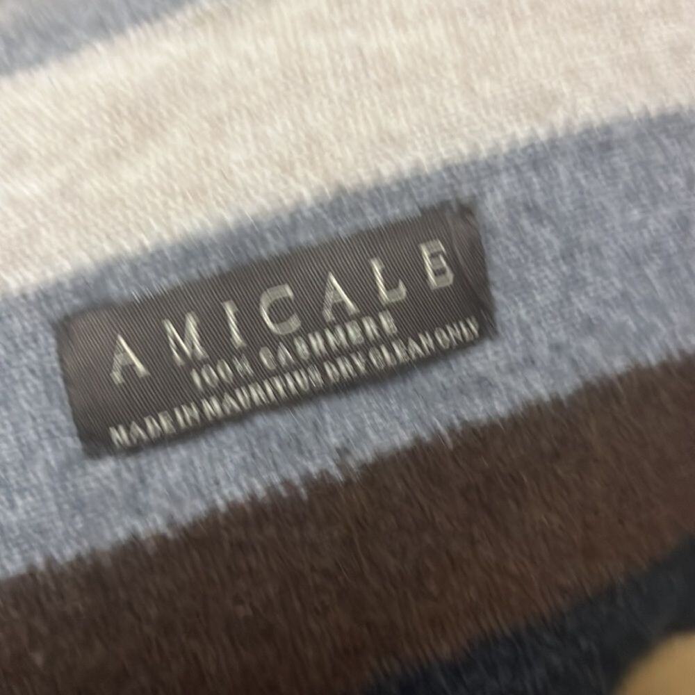 AMICABLE 100% CASHMERE SCARF - Picture 4 of 5